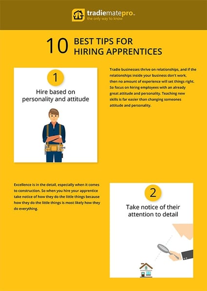 Hiring apprentices - inforgraphic preview 1